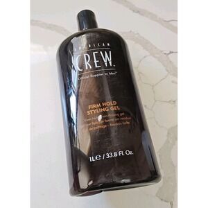 American Crew Firm Strong Hold Styling Gel 33.8 fl oz Volume High Shine No Flake